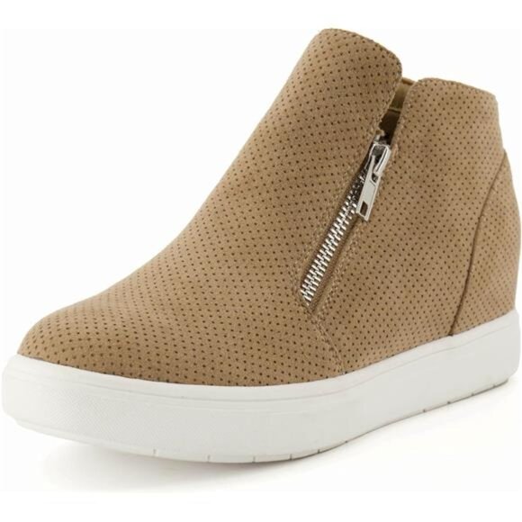 CUSHIONAIRE Women's Hart Hidden Wedge Sneaker +Wide Width Available - Picture 2 of 7